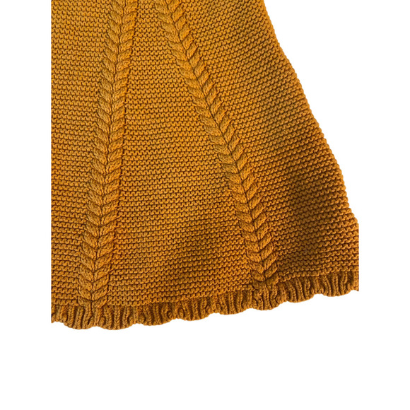 Girls knit Tahari Baby Dress, 24M, Mustard Yellow - Picture 3 of 6